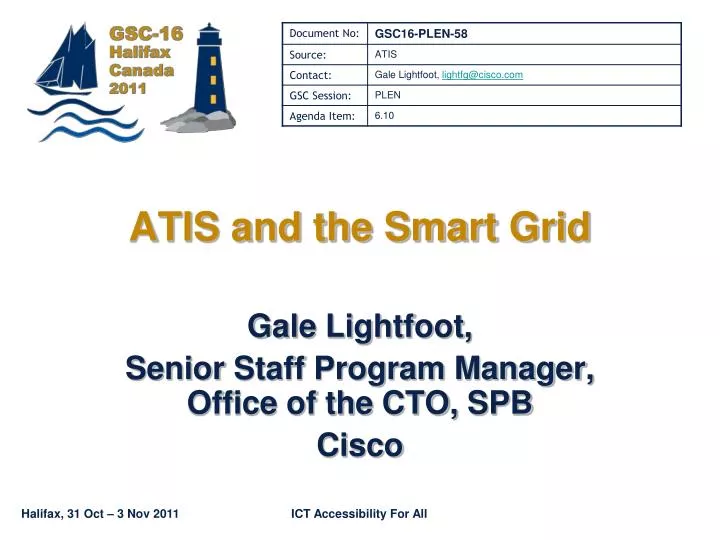 atis and the smart grid