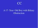 A 17- Year- Old Boy with Biliary Obstruction - slide 1