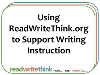 Using ReadWriteThink.org to Support Writing Instruction