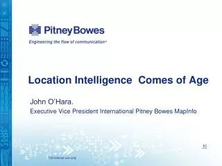 Location Intelligence Comes of Age