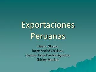exportaciones peruanas
