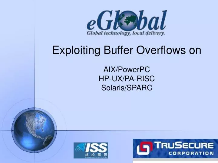 exploiting buffer overflows on