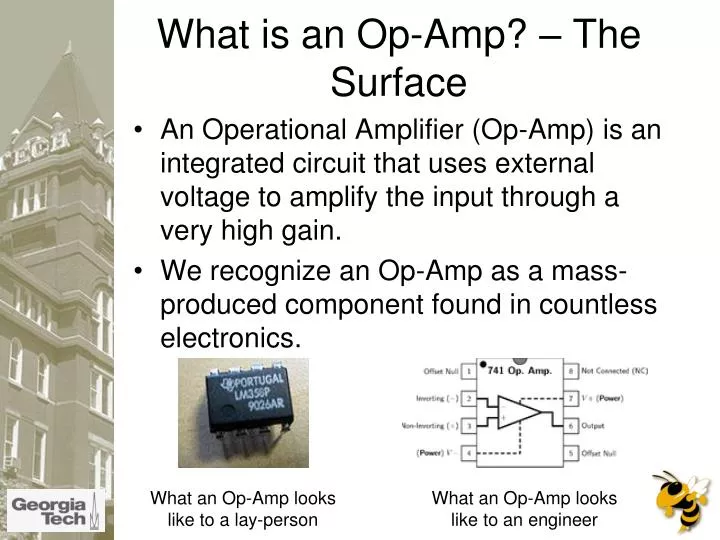 what is an op amp the surface