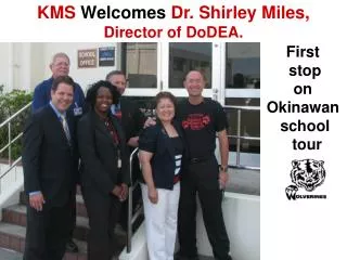 KMS Welcomes Dr. Shirley Miles, Director of DoDEA.