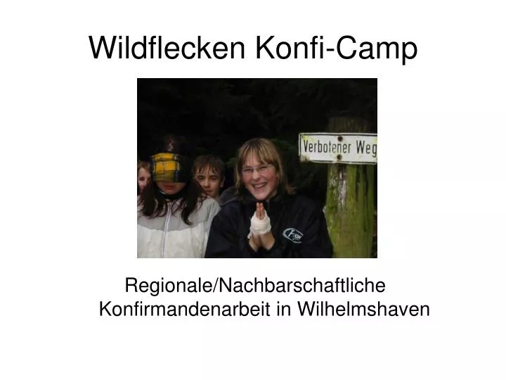 wildflecken konfi camp