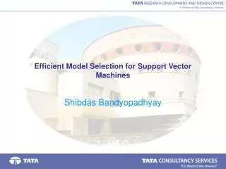 Efficient Model Selection for Support Vector Machines