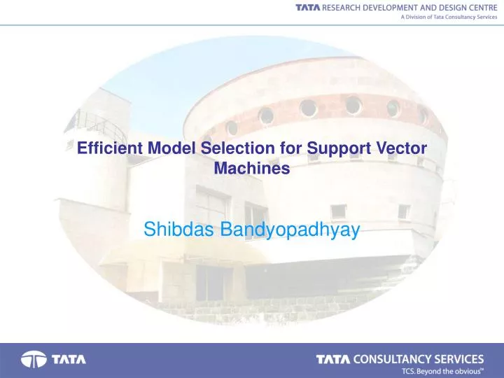 efficient model selection for support vector machines