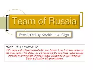 Team of Russia