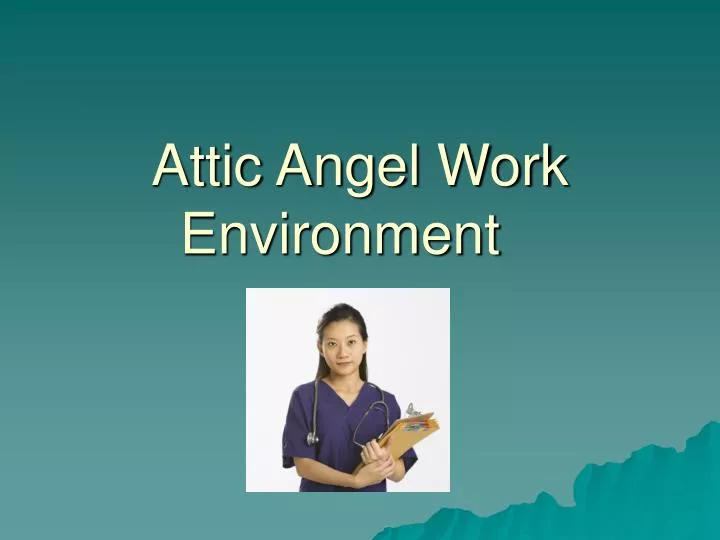 attic angel work environment