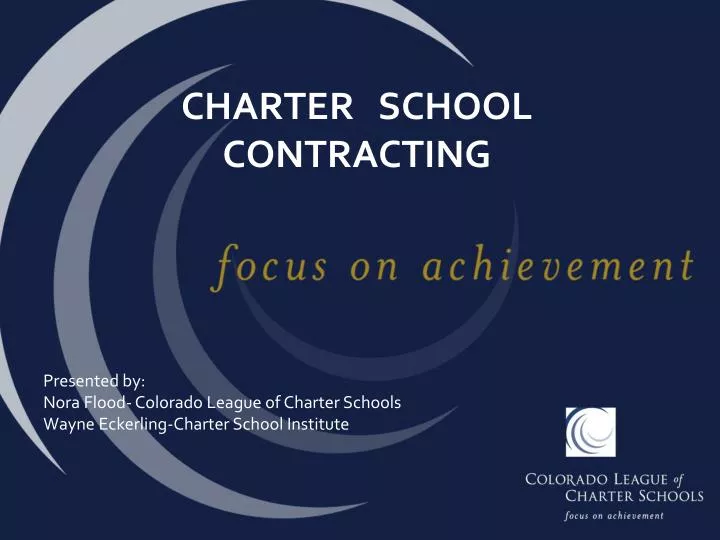 charter school contracting