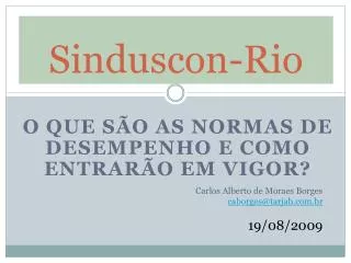 Sinduscon-Rio