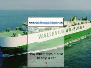 Autotranspotdepot.com - How Much Does It Cost To Ship a Car?
