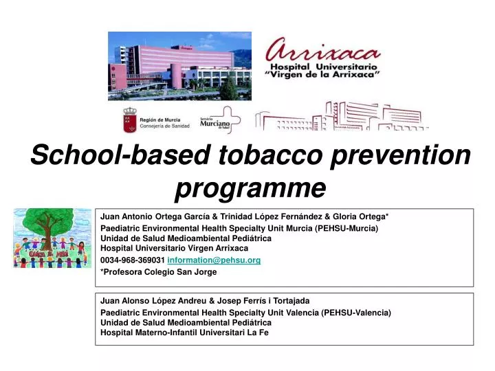 school based tobacco prevention programme