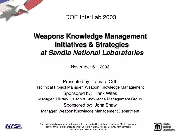 doe interlab 2003
