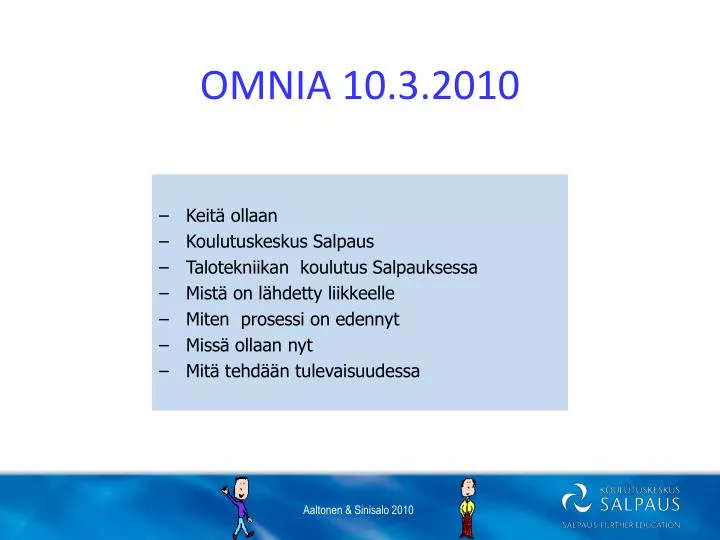 omnia 10 3 2010