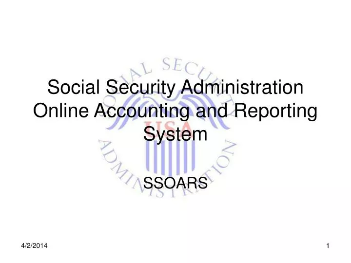 social security administration online accounting and reporting system