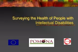 Surveying the Health of People with Intellectual Disabilities