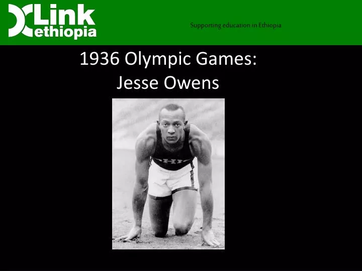1936 olympic games jesse owens