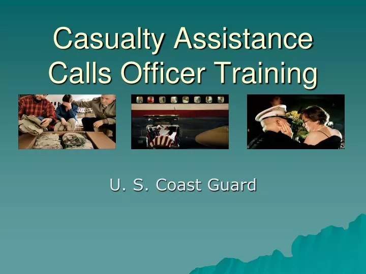 casualty assistance calls officer training