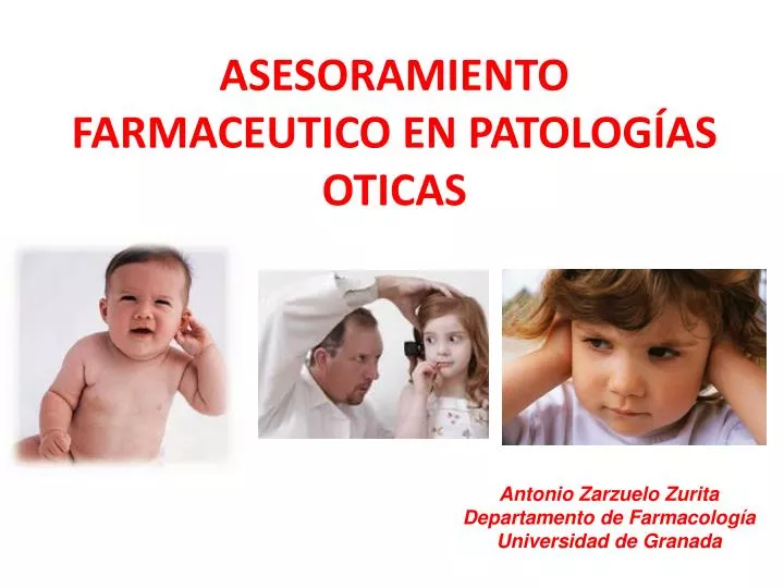 asesoramiento farmaceutico en patolog as oticas