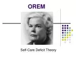 OREM - slide 1