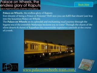 Palace on wheels Train Itinerary
