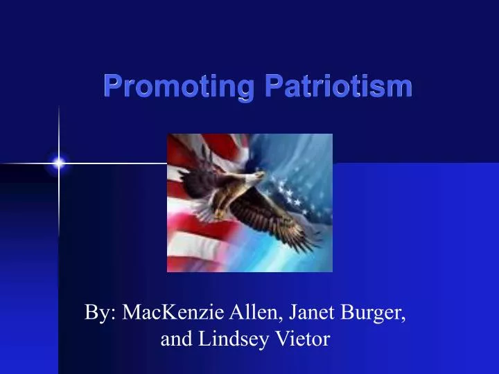 promoting patriotism