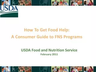How To Get Food Help: A Consumer Guide to FNS Programs
