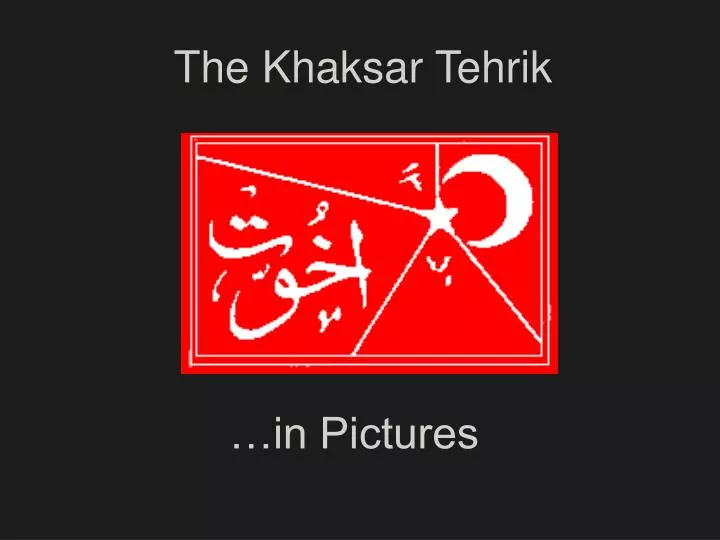 the khaksar tehrik