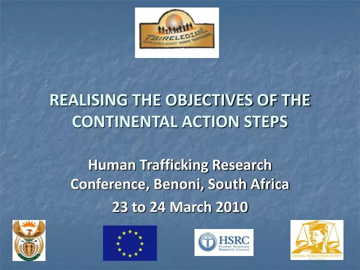 realising the objectives of the continental action steps