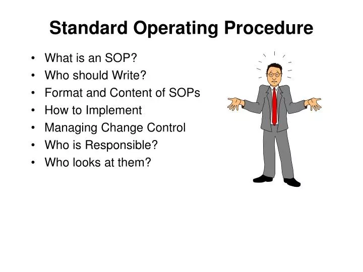 standard operating procedure