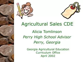Agricultural Sales CDE