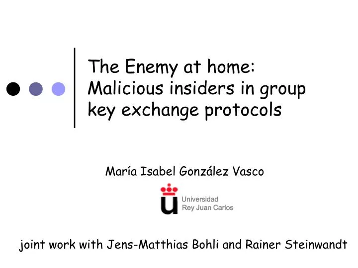the enemy at home malicious insiders in group key exchange protocols
