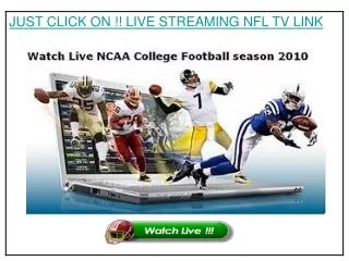 Watch Baltimore Ravens vs Pittsburgh Steelers Live Streaming