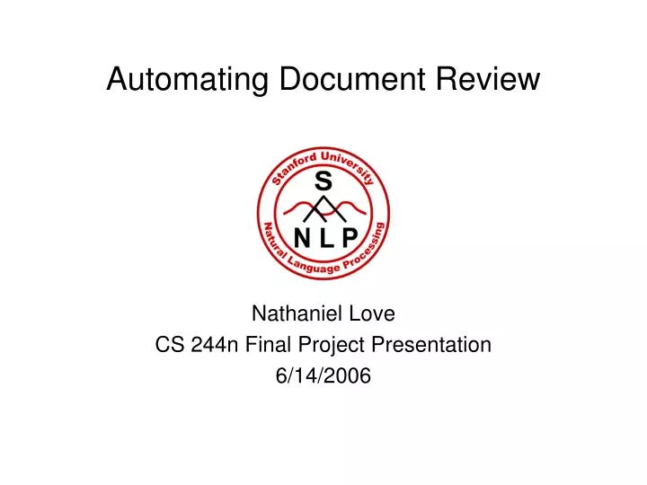 automating document review