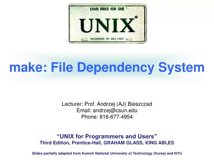 make file dependency system