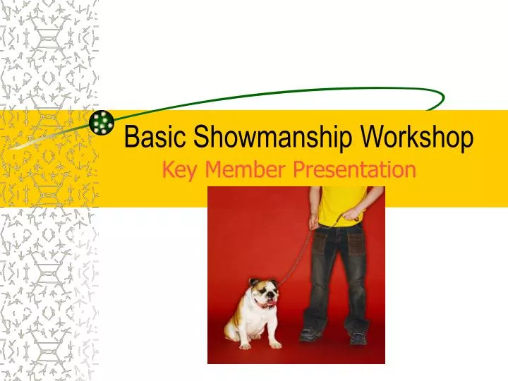 basic showmanship workshop