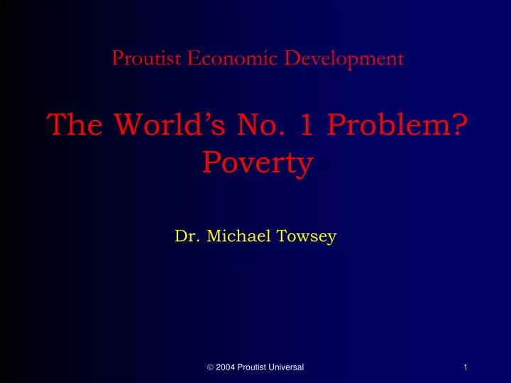 proutist economic development the world s no 1 problem poverty