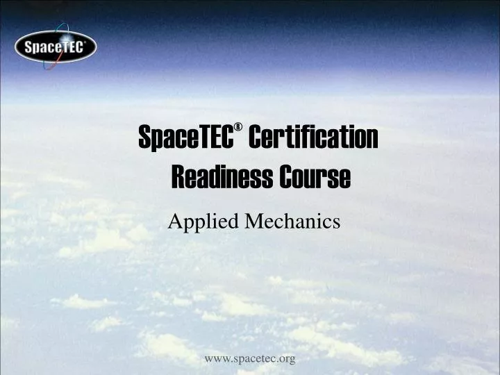 spacetec certification readiness course