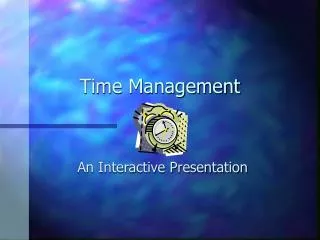 Time Management