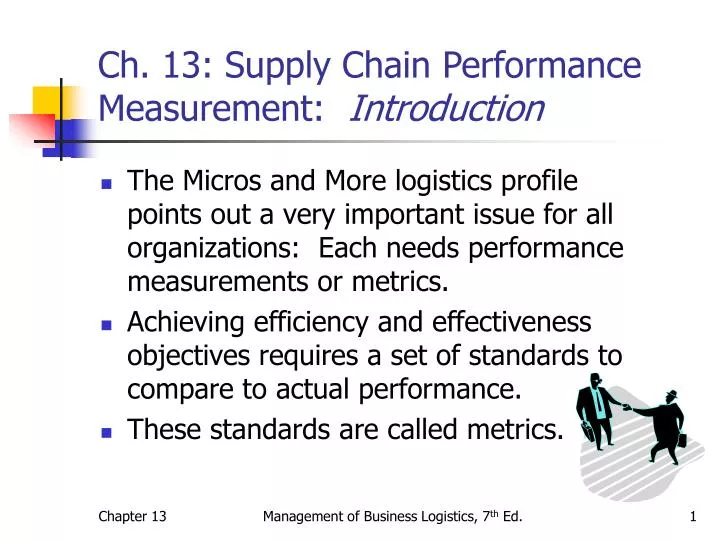 ch 13 supply chain performance measurement introduction