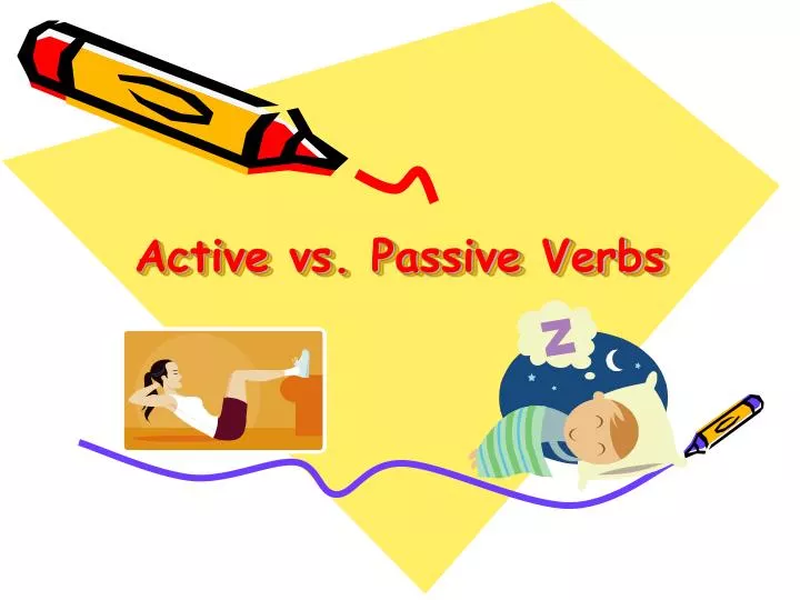 active vs passive verbs