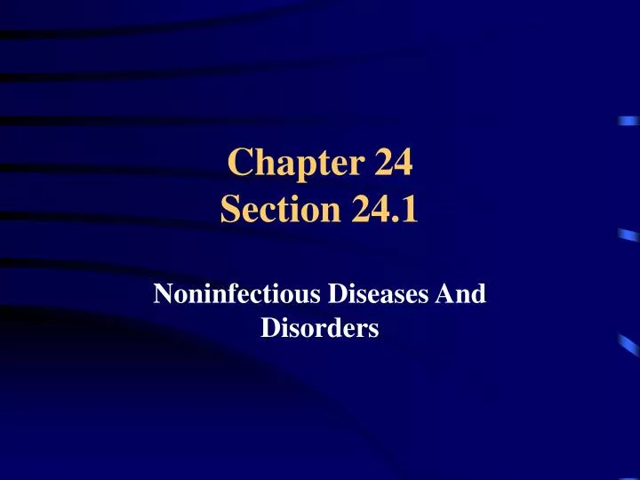 chapter 24 section 24 1