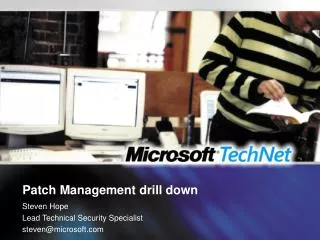 Patch Management drill down