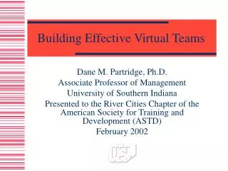 Building Effective Virtual Teams