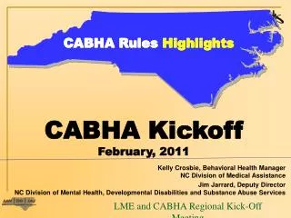 CABHA Rules Highlights