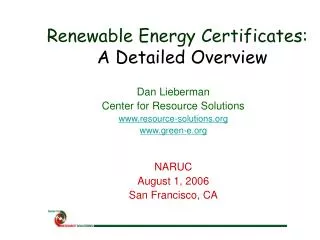 Renewable Energy Certificates: A Detailed Overview