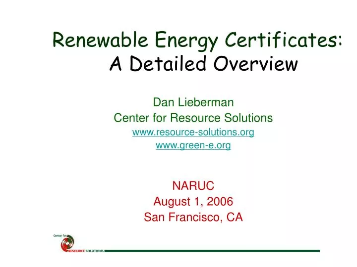 renewable energy certificates a detailed overview