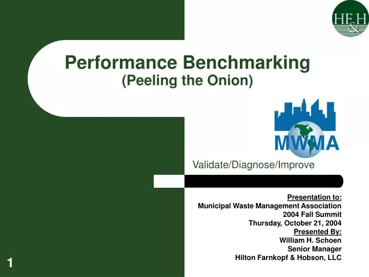 performance benchmarking peeling the onion
