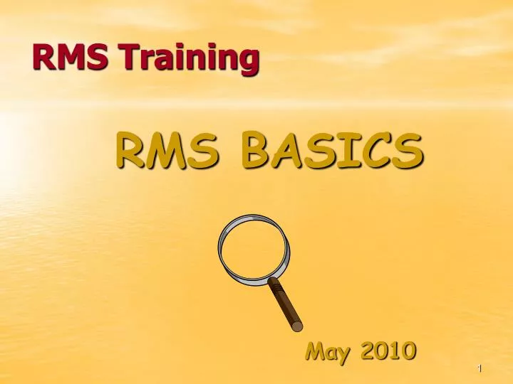 rms training
